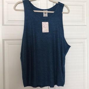 Free people raw edge tank top